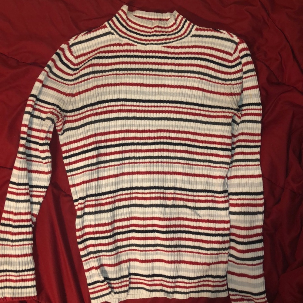 Studio Works stripped turtleneck